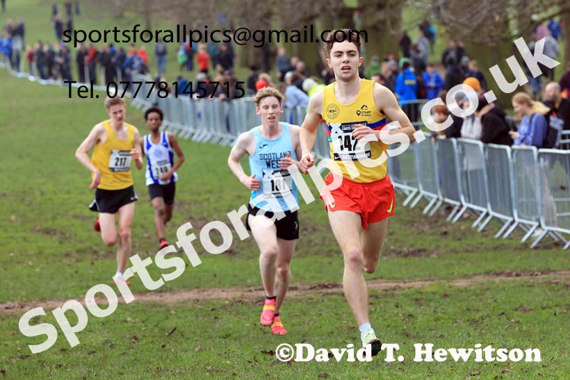 Mens Under-20s, 2024 CAU Inter Counties Cross Country Champs., Wollaton Park, Nottingham. Photo: David T. Hewitson/Sports for All Pics